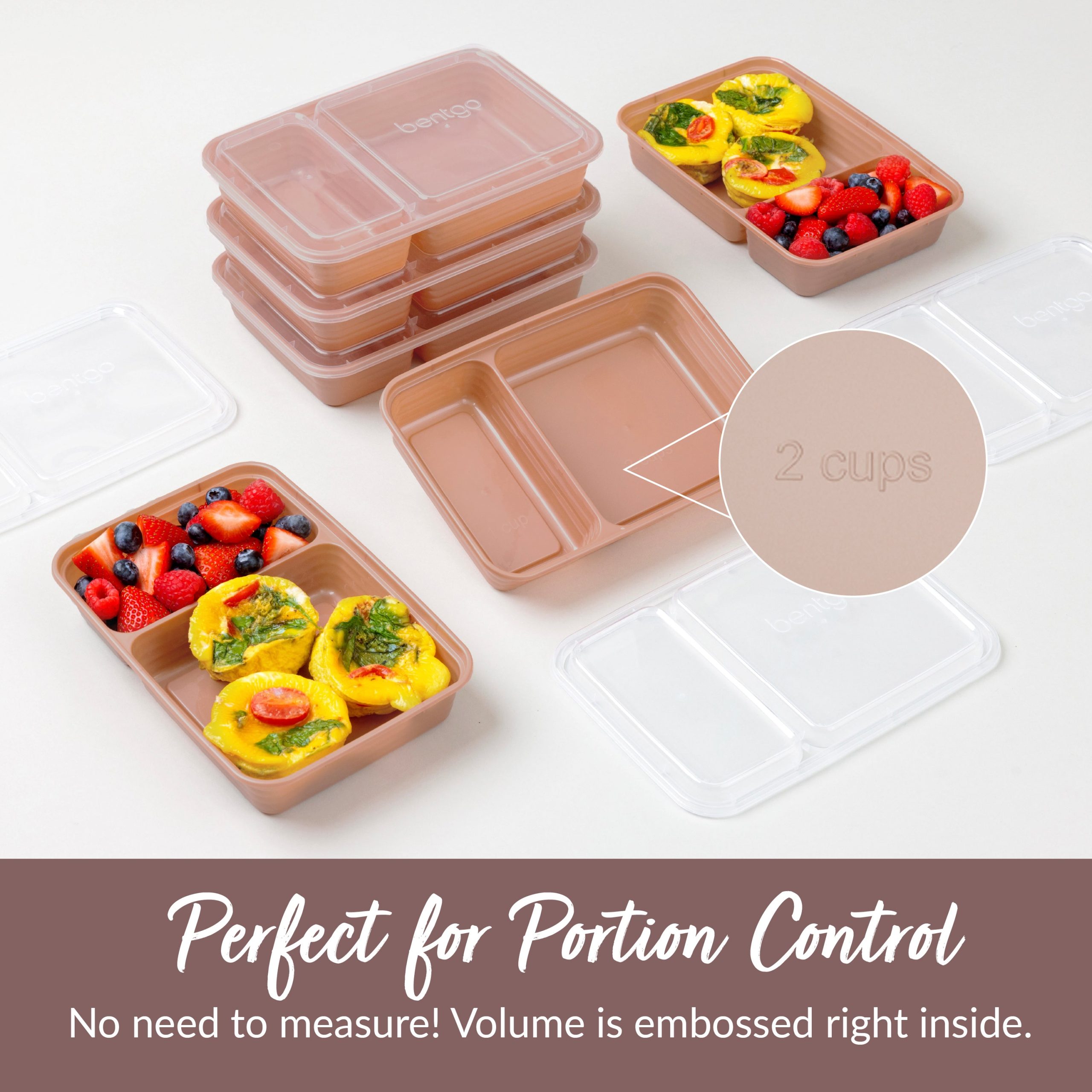 Bentgo Prep 2-Compartment Meal Prep Containers (20-Piece) - Image 23