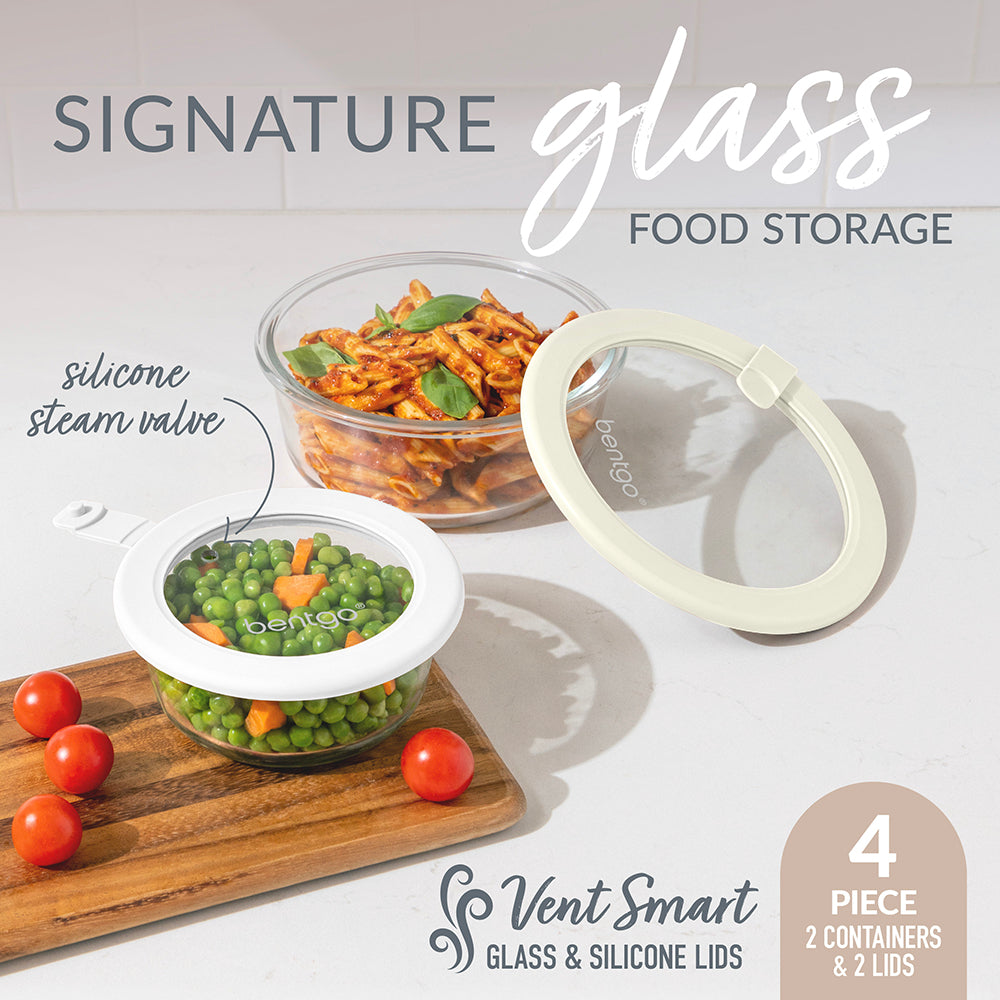Bentgo Signature Glass Food Storage Set (4-Piece) - Image 2
